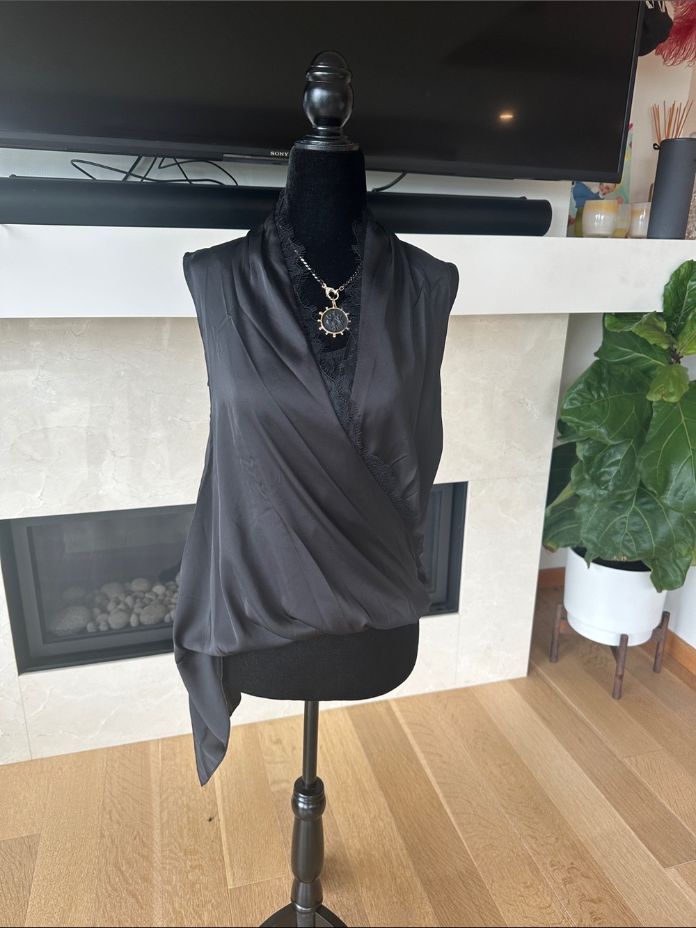 All saints sleeveless blouse